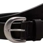 Calvin Klein Jeans Cintura Classic Round in Pelle per Donna