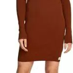 Calvin Klein Jeans Abito Maglione Donna Woven Label Tight Dress