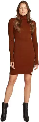 Calvin Klein Jeans Abito Maglione Donna Woven Label Tight Dress