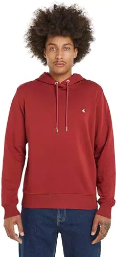 Calvin Klein Jeans Felpa Uomo Embro Badge Hoodie con Cappuccio