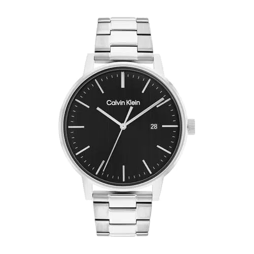 Calvin Klein Orologio Analogico da Uomo con Cinturino in Acciaio Inossidabile