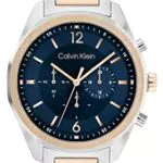 Calvin Klein Orologio Cronografo da Uomo con Cinturino in Acciaio Inossidabile