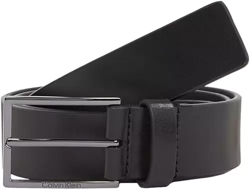 Calvin Klein Cintura Clean Essential in Pelle per Uomo