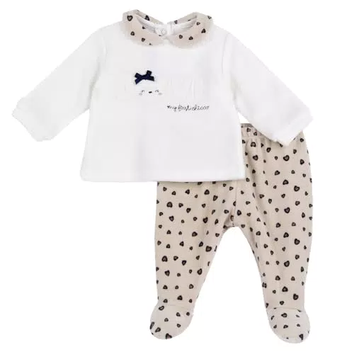 Chicco Coprifasce e Ghettina in Ciniglia - Pigiamino Unisex per Neonati 0-24 Mesi