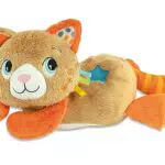 Clementoni Roby Ron Ron - Gatto Peluche Interattivo con Suoni della Natura