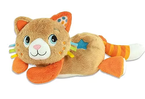 Clementoni Roby Ron Ron - Gatto Peluche Interattivo con Suoni della Natura