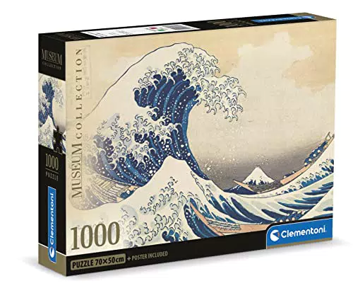 Clementoni Museum Collection - Puzzle La Grande Onda di Hok - Arte Famosa