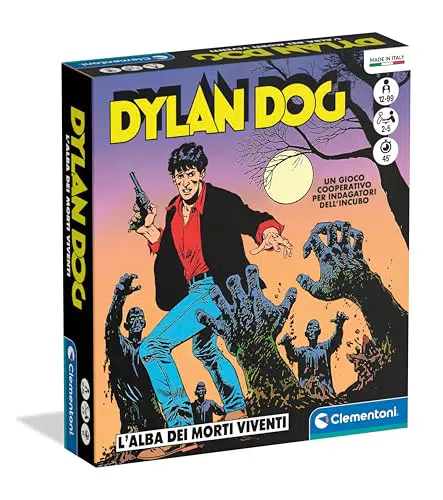 Clementoni Dylan Dog: Gioco da Tavolo Investigativo per Ragazzi e Adulti