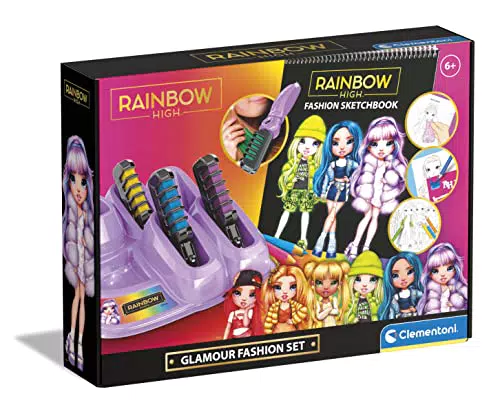 Clementoni Rainbow High Kit Fashion - Gioco Creativo per Bambini 6 Anni