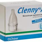 Clenny, Aspiratore Nasale per Neonati - Kit aspiratore + 3 Beccucci Morbidi di Ricambio con Barriera Antimicrobica