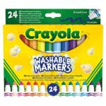 Crayola Pennarelli Lavabili a Punta Conica - Età Consigliata: da 3 Anni