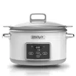 Crock-Pot Slow Cooker 5 lt con Spegnimento Automatico e DuraCeramic