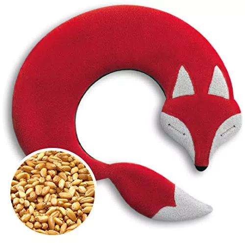 Leschi Cuscino Riscaldabile per Pancia, Schiena e Collo, Microonde, Semi di Grano