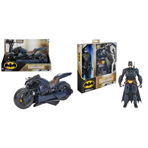 DC Comics Veicolo Batman Adventures 2 in 1 Batcycle Trasformabile Action Figure