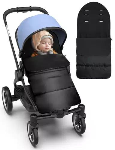 DMTIVMG Sacco Termico Universale per Passeggino Invernale Impermeabile e Antivento