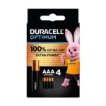 Duracell Batterie Optimum AAA - Pile Alcaline 1.5V con Extra Durata e Potenza