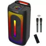 DYNASONIC D30 - Altoparlante Bluetooth wireless per esterni con luci LED