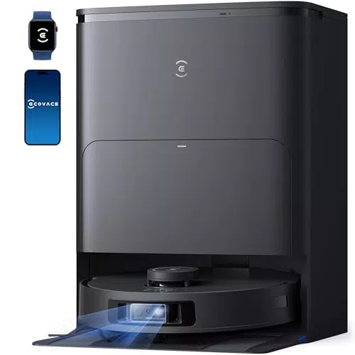 ECOVACS T30S PRO Robot Aspirapolvere e Lavapavimenti con Svuotamento Automatico