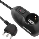Electraline Multipresa 3 Posti con Cavo da 3 m e Spina Piccola 10A
