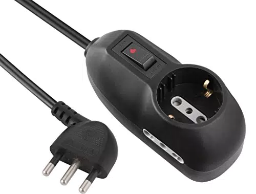 Electraline Multipresa 3 Posti con Cavo da 3 m e Spina Piccola 10A
