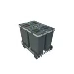 Elletipi Ecofil PF01 Pattumiera Differenziata Estraibile per Base, 4 Litri