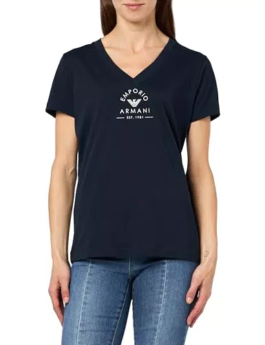 Emporio Armani Iconic Stretch Cotton Logoband T-Shirt Donna