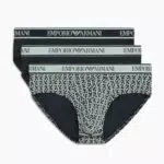 Emporio Armani Briefs Stretch Cotton Core Logoband per Uomo
