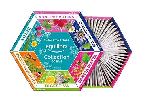 Equilibra Cofanetto Tisane Funzionali - Detox, Energia, Relax e Digestive