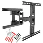 Ergosolid Supporto da parete orientabile per TV da 45 a 75 pollici, VESA 600x400