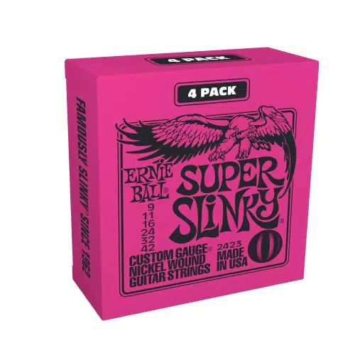 Ernie Ball Super Slinky Corde per Chitarra Elettrica 9-42