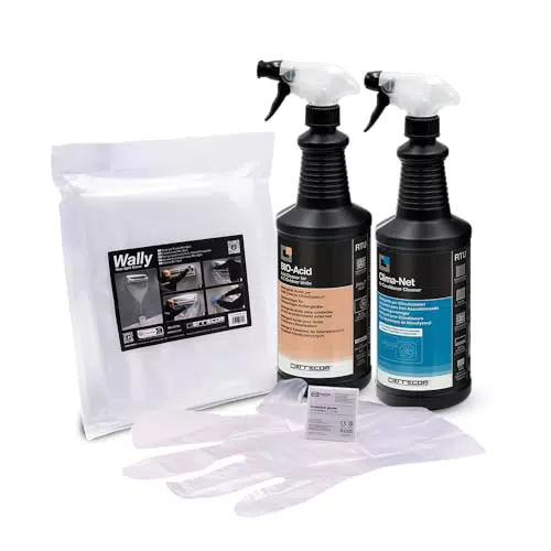 Errecom Kit Pulizia Climatizzatori con Detergenti e Cover Protettiva Wally