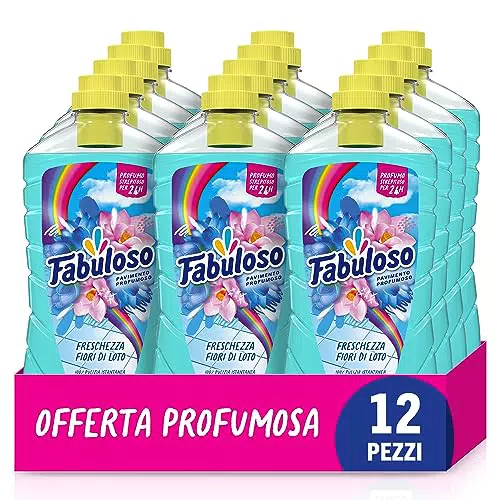 Fabuloso Detersivo Pavimenti Fiori di Loto - Formula Biodegradabile e Naturale