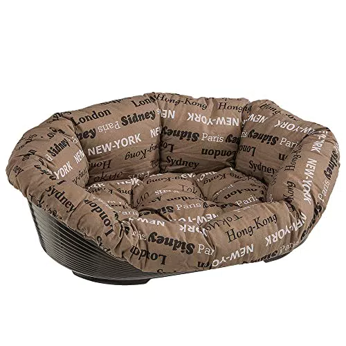 Ferplast Cuccia per Cane SOFA 12 in Cotone Lavabile, Lettino Antiscivolo