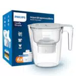 Philips Filtro Caraffa Micro X-Clean con 6 Cartucce Filtranti di Ricambio