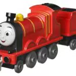 Fisher-Price Trenino Thomas - Locomotiva James Die-Cast per Bambini 3+ Anni