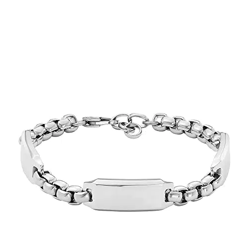 Fossil Bracciale da Uomo Drew in Acciaio Inossidabile JF04400040