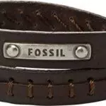 Fossil Bracciale da Uomo Vintage Casual Doppio Avvolgimento JF87354040