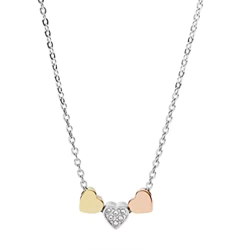 Fossil Collana da Donna Vintage in Acciaio Inossidabile - Modello JF02856998