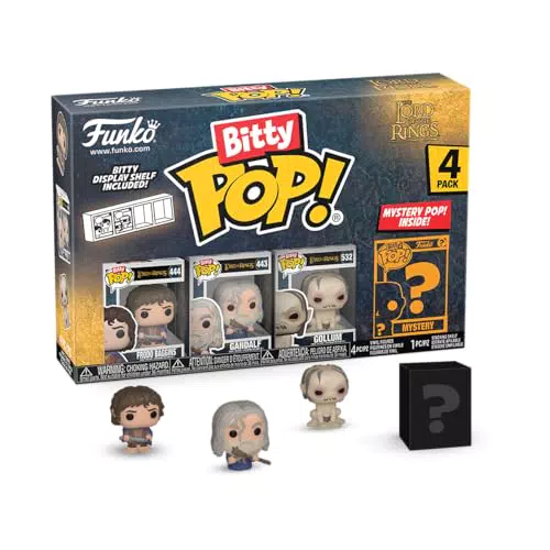 Funko Lord of the Rings - Mini Figura Frodo da Collezione con Ripiano Espositivo