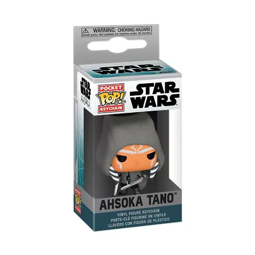 Funko Pop! Ahsoka Tano con Spade Laser - Portachiavi da Collezione Star Wars