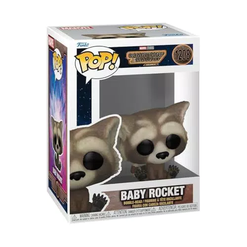 Funko Pop! Marvel - Rocket Raccoon - Guardiani della Galassia - Figura da Collezione