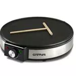 G3 Ferrari Crepiera Profi-Crepe Inox 1200 W con Rivestimento Antiaderente