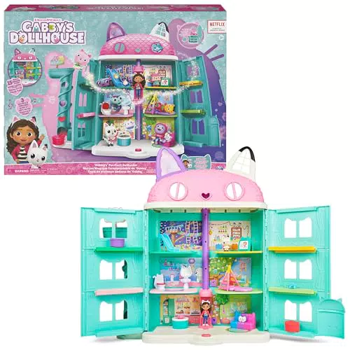 Gabby's Dollhouse Playset: Casa delle Bambole con Luci e Suoni per Bambini