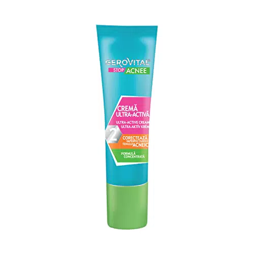 Gerovital Stop Acnee - Crema Anti Acne con Acido Salicilico per Viso