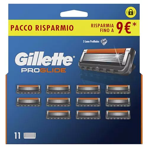 Gillette ProGlide Lamette di Ricambio per Rasoio da Uomo - Rasatura Profonda e Comfort