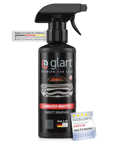 Glart Rimuovi Insetti per Auto - Parabrezza, Vernice, Cromo e Plastica 500 ml