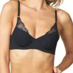 Goldenpoint Reggiseno in Pizzo con Ferretto e Spalline Regolabili, Serie Allure