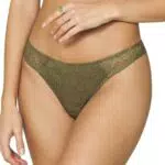 Goldenpoint Intimo Donna Serie Cactus, Brasiliana in Pizzo Floreale e Tulle
