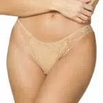 Goldenpoint Slip Fianco Basso in Pizzo e Microfibra - Serie Orchid