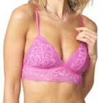 Goldenpoint Reggiseno Triangolo in Pizzo Floreale Serie Peony con Spalline Regolabili